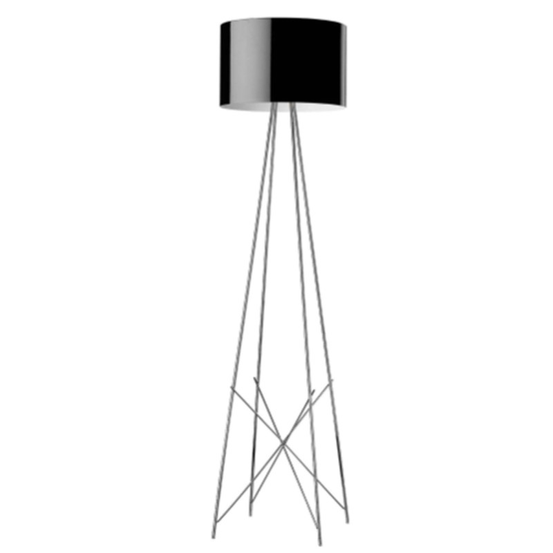 Flos Lampada da terra Ray F2 Nera Longho Design Palermo