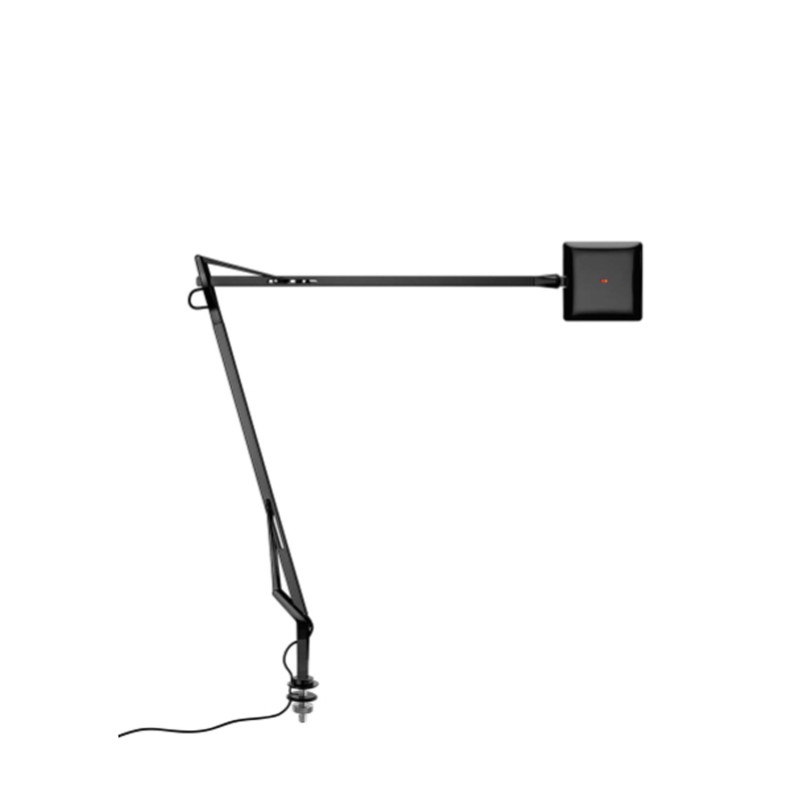 Flos Lampada Kelvin Edge Supp Scrivania Cavo Nascosto Nero Longho Design Palermo