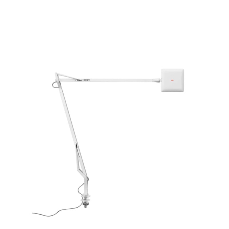 Flos Lampada Kelvin Edge Supp Scrivania Cavo Nascosto Bianco Longho Design Palermo