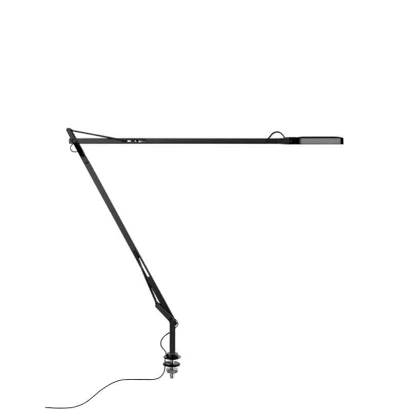 Flos Lampada Kelvin Led Supp Scrivania Cavo Nascosto Nero Longho Design Palermo