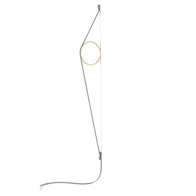 Flos Lampada da Parete Wirering grigio oro Longho Design Palermo