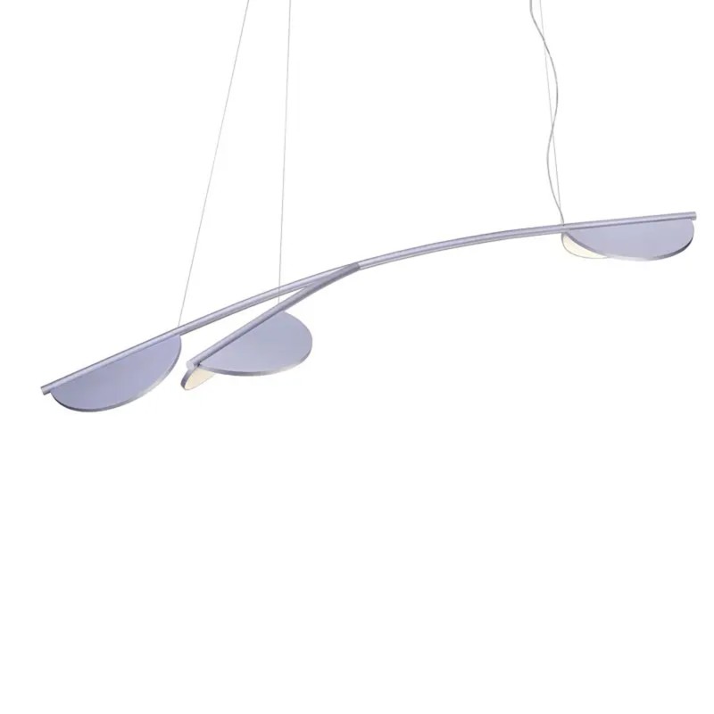 Flos Lampada a sospensione Almendra S3 Y Long lilla metallizzata Longho design palermo