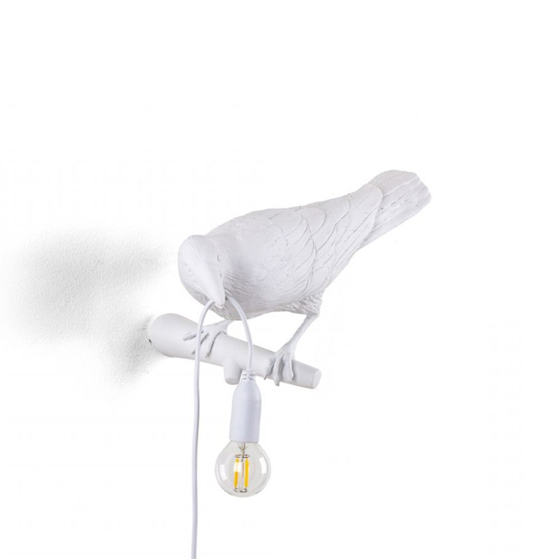 Seletti Lampada da esterno Bird Lamp Appesa a Destra bianco Longho Design Palermo