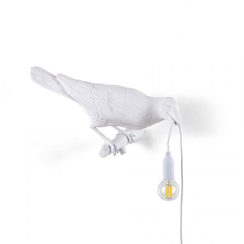 Seletti Lampada da interno Bird Lamp Looking Right bianco Longho design palermo