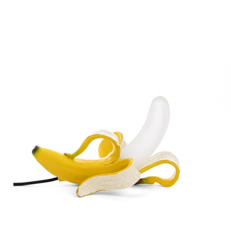 Seletti Lampada da tavolo Banana Lamp Yellow Huey Longho design palermo