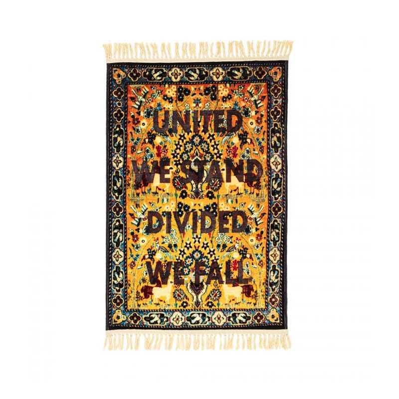 Seletti Burnt United vertical carpet Longho Design Palermo