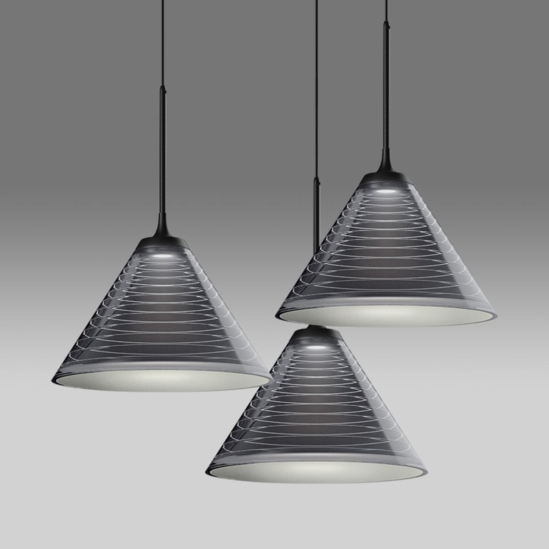 Artemide Lampada a sospensione Look at me 35 Cluster nero Longho design palermo