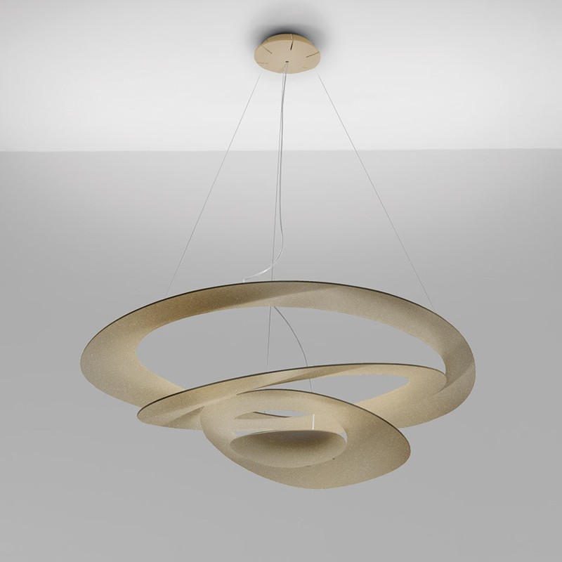 Artemide Lampada a sospensione Pirce oro Longho design palermo