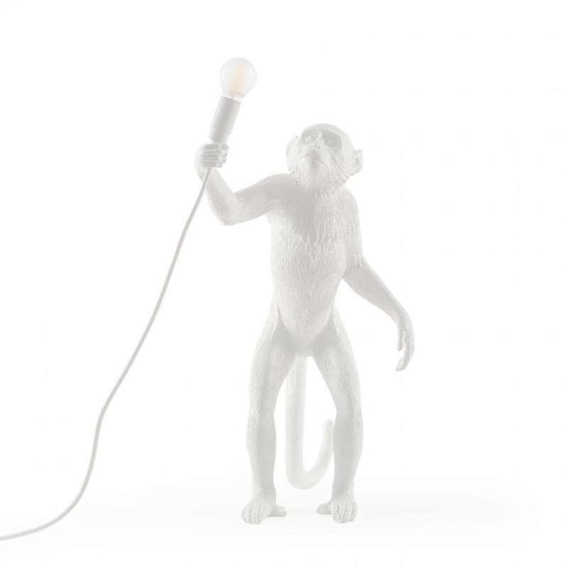 Seletti The Monkey Lamp Standing outdoor lamp white Longho Design Palermo