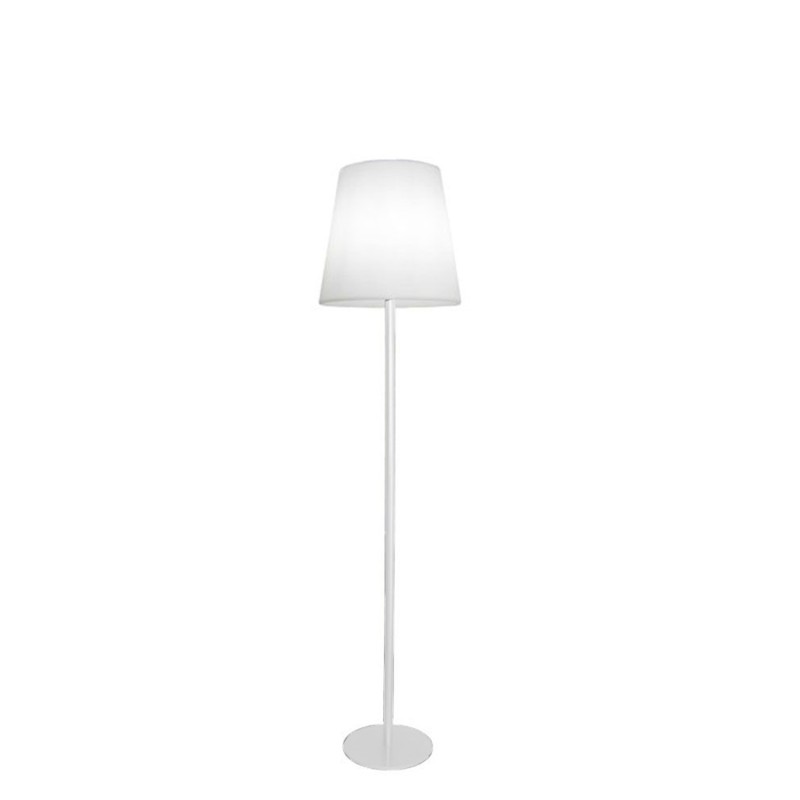 Slide - Ali Baba Steel floor lamp H165 matt white stem