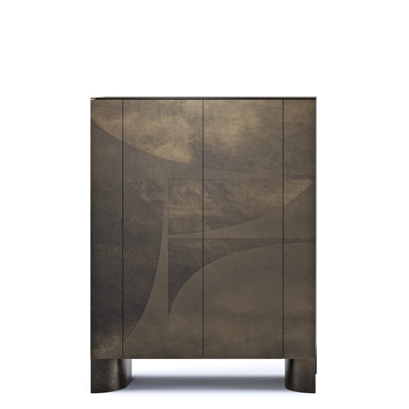 Paolo Castelli - Abstract High cabinet with shelves