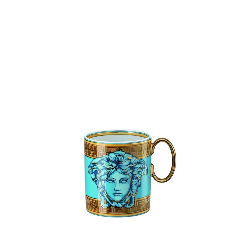 Rosenthal Bicchiere con manico blu Versace Medusa Longho Design Palermo 1