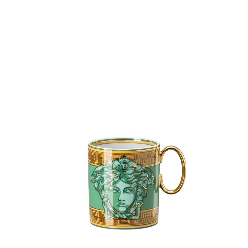 Rosenthal Bicchiere con manico Versace Medusa Amplified Verde Longho Design Palermo 1