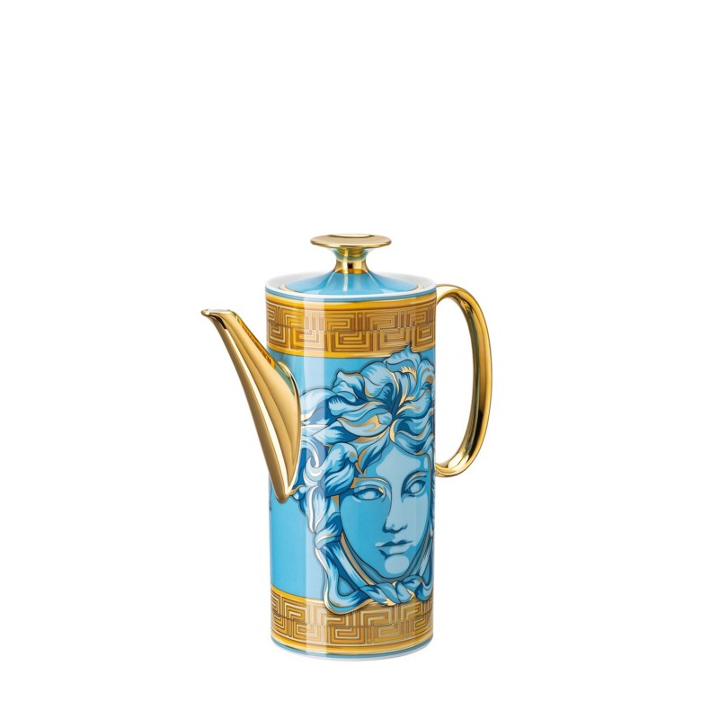 Rosenthal Caffettiera Versace Medusa Amplified Blu Longho Design Palermo 2