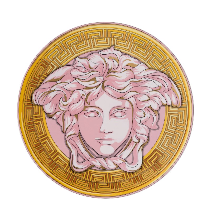 Rosenthal Piatto segnaposto Versace Medusa Amplified 33 Rosa Longho Design Palermo