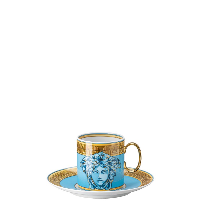 Rosenthal Tazza caffè alta Versace Medusa Amplified Blu Longho Design Palermo