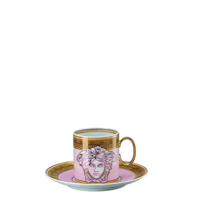 Rosenthal Tazza caffè alta Versace Medusa Amplified rosa Longho Design Palermo