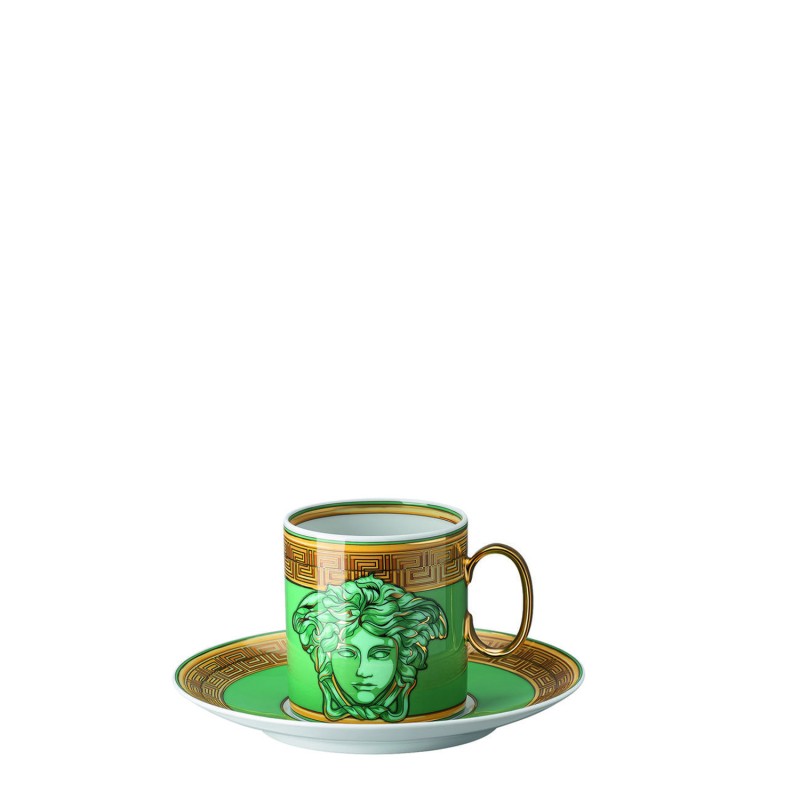 Rosenthal Tazza caffè alta Versace Medusa Amplified Verde Longho Design Palermo