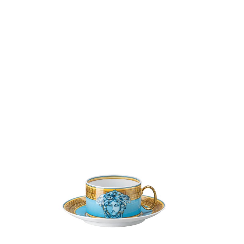 Rosenthal Tazza tè Versace Medusa Amplified Blu Longho Design Palermo