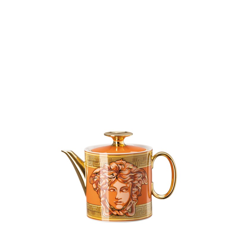 Rosenthal Teiera Versace Medusa Amplified Arancione Longho Design Palermo 1