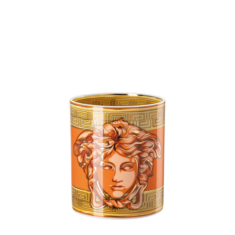 Rosenthal Vaso Versace Medusa Amplified 18 Arancione Longho Design Palermo 1