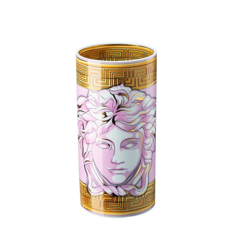 Rosenthal Vaso Versace Medusa Amplified 24 Rosa Longho Design Palermo 1