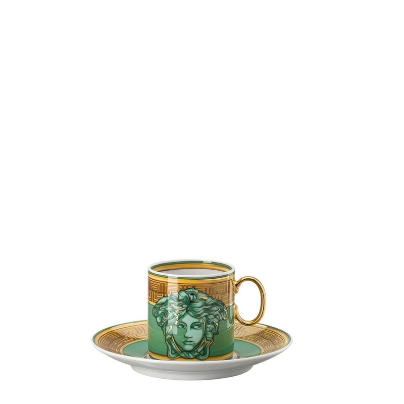 Rosenthal meets Versace  Versace Medusa Amplified verde espresso cup longho design palermo