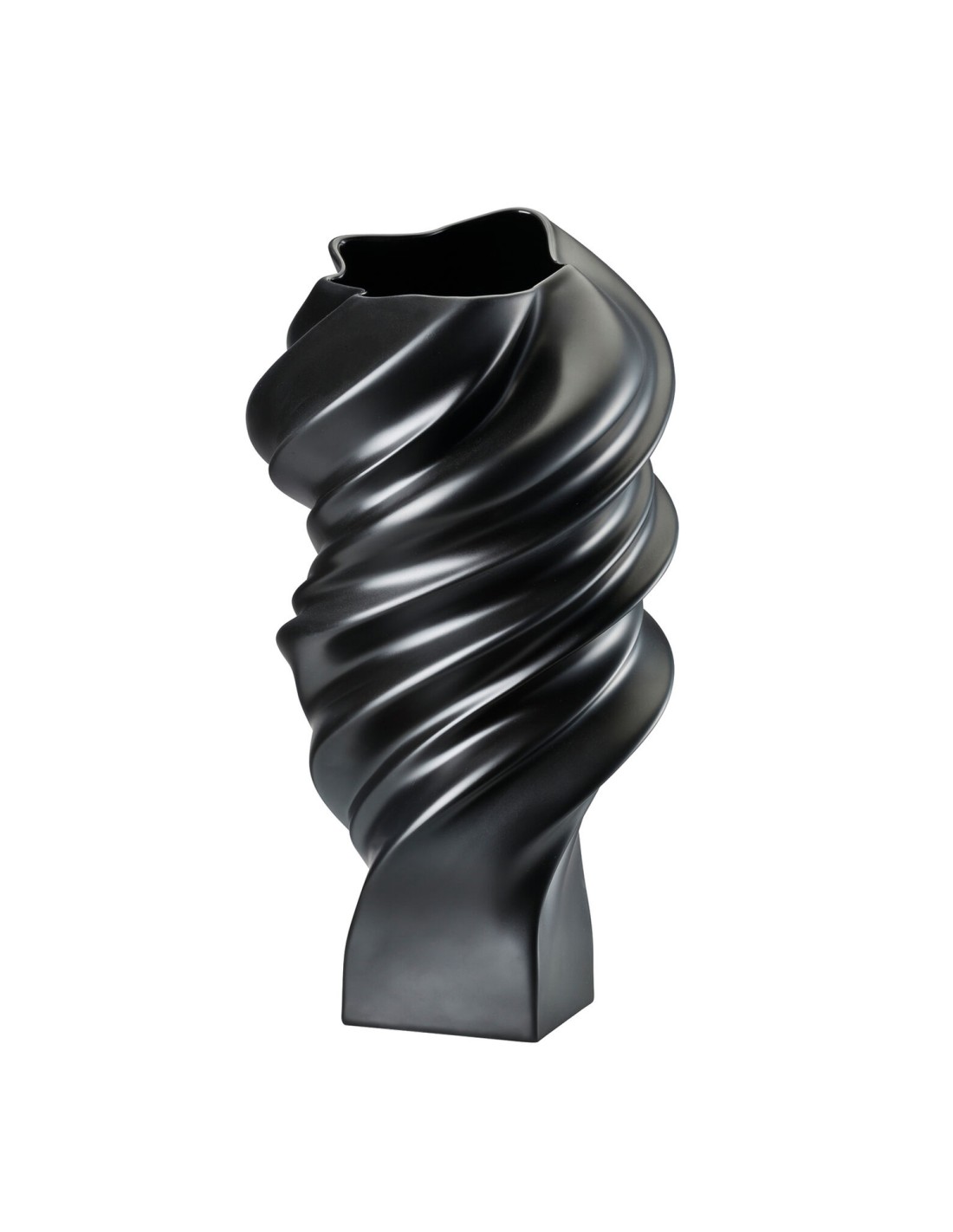 Rosenthal - Squall Schwarz matt vase 32 cm