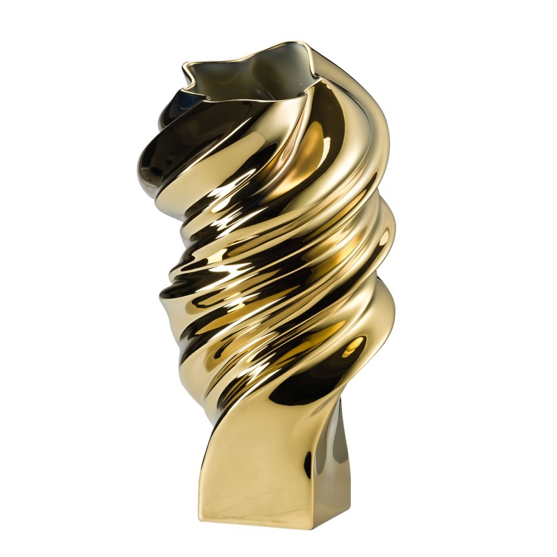 Rosenthal Vaso Squall gold titanium longho design palermo