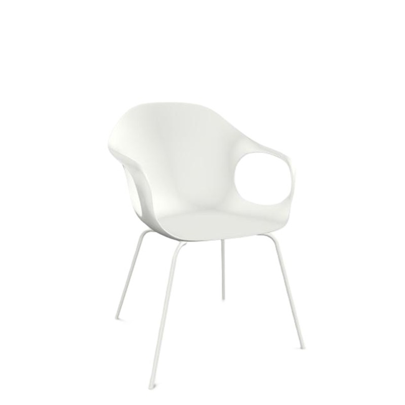 Kristalia - Elephant chair polyurethane shell 4 legs steel