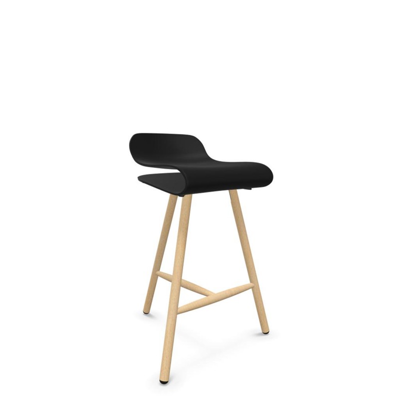 Kristalia - BCN stool on beech wood base