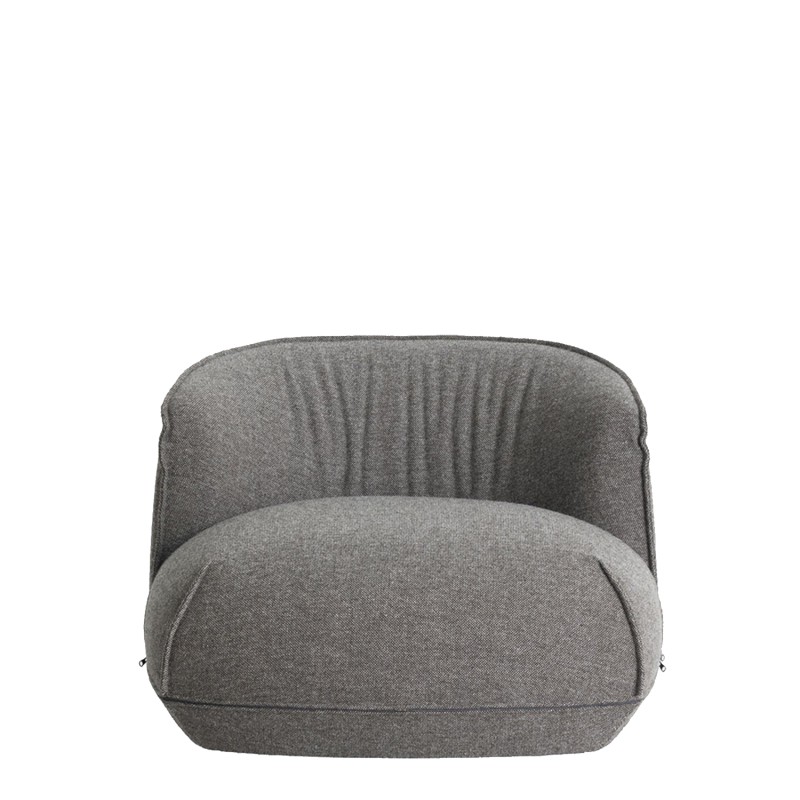 Kristalia - Brioni lounge small armchair fabric cat. A