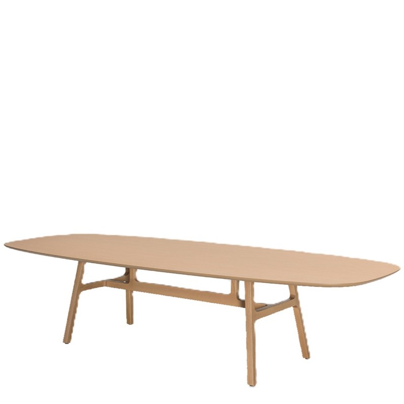 Kristalia - Bottega oval wood top table 280x110