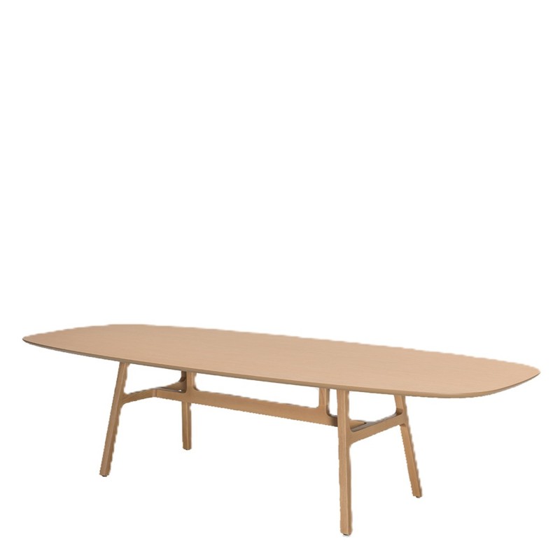 Kristalia - Bottega oval wood top table 250x110