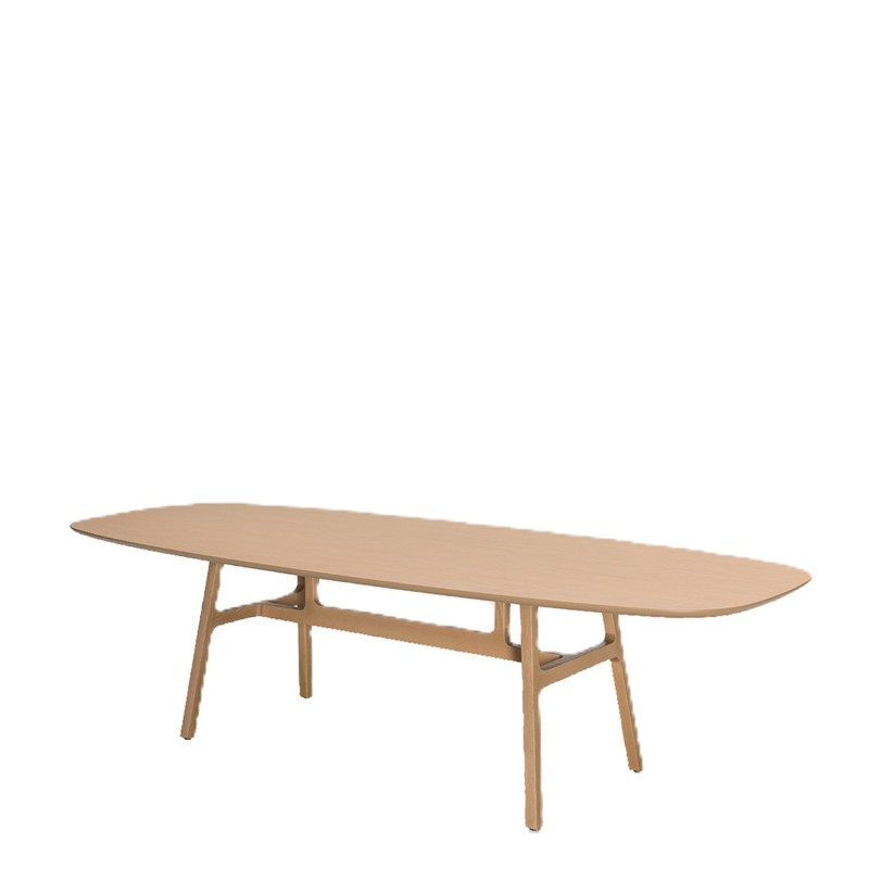 Kristalia - Bottega oval wood top table 220x110