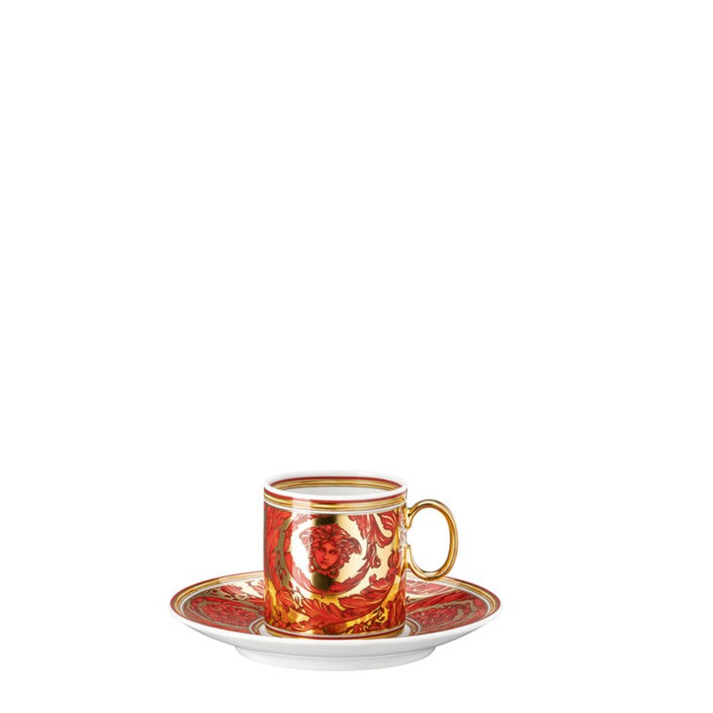 Rosenthal tazza espresso Medusa Garland Red Longho Design Palermo