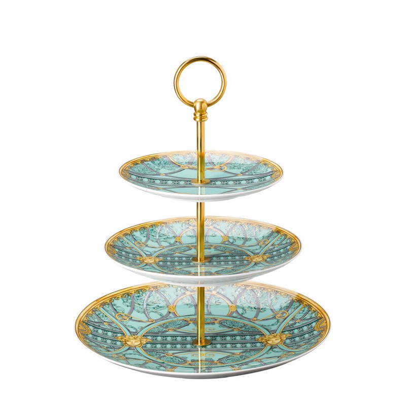 Rosenthal meets Versace etagereLa Scala del Palazzo longho design palermo