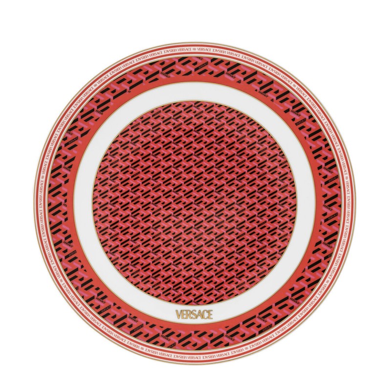 Rosenthal meets Versace Piatto segnaposto La Greca Signature Red longho design palermo