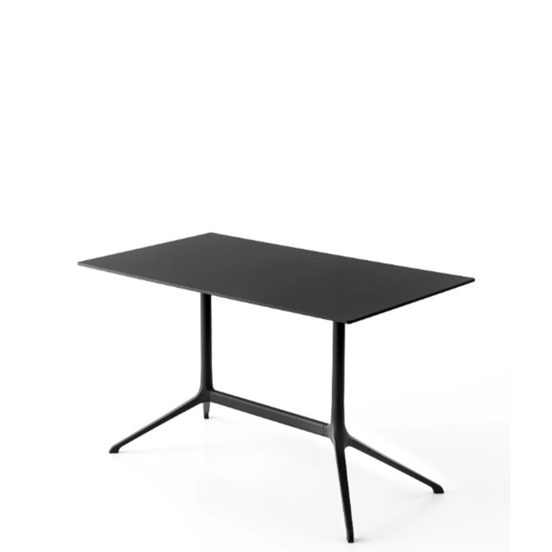 Kristalia - Elephant black laminated table L150 P79 painted base