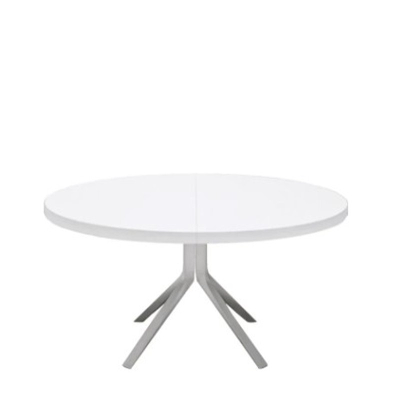 Kristalia - Oops D140 extending table with painted base