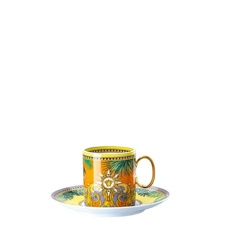 Rosenthal meets Versace tazza da caffè Jungle Animalier longho design palermo