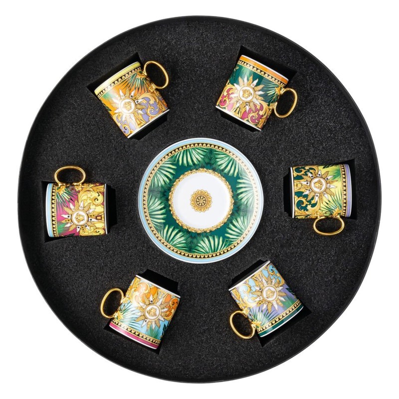 Rosenthal meets Versace Set tazze da espresso Jungle Animalier longho design palermo