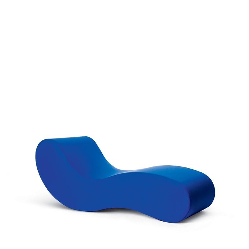 Gufram Alvar blu chaise longue longho design palermo