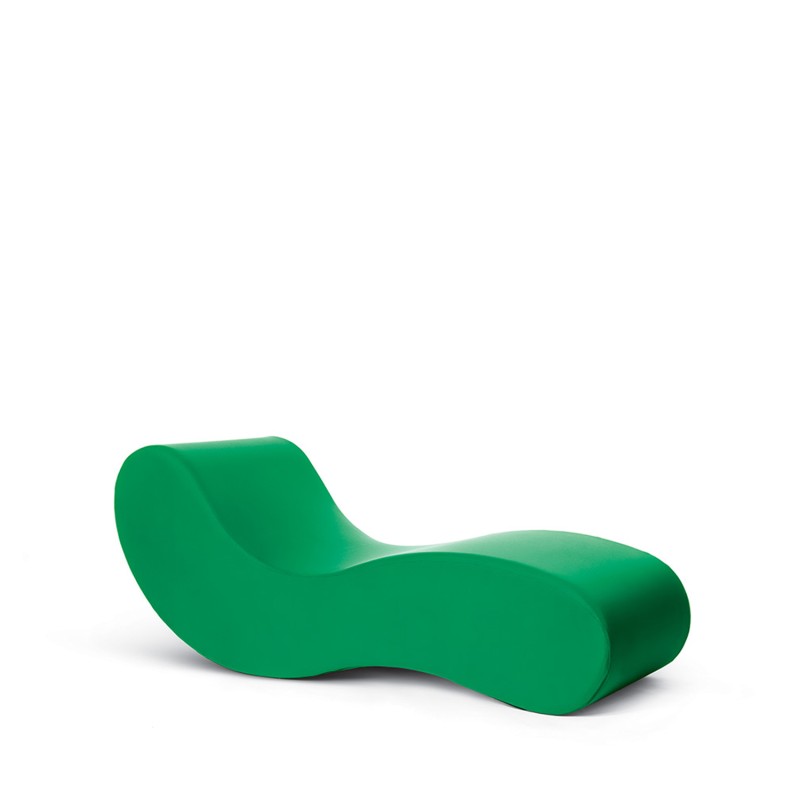 Gufram Alvar verde chaise longue longho design palermo