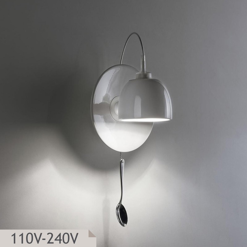 Ingo Maurer Lampada da parete Light au Lait Longho design palermo