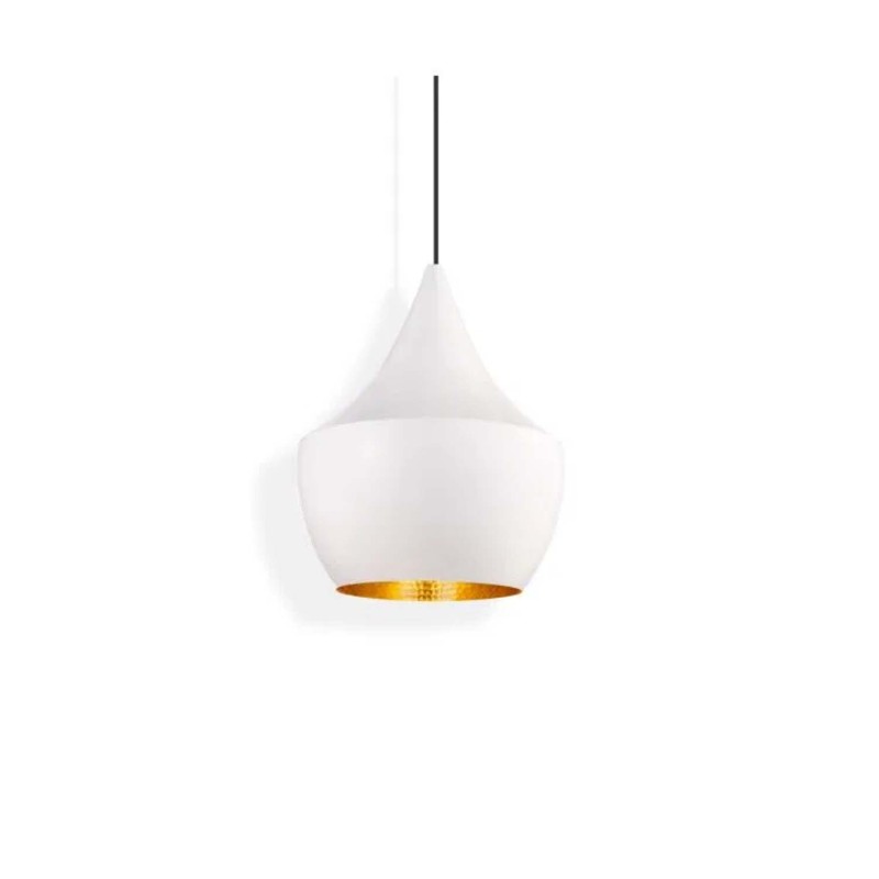 Tom Dixon  Lampada a sospensione Beat led ciondolo fat bianco longho design palermo