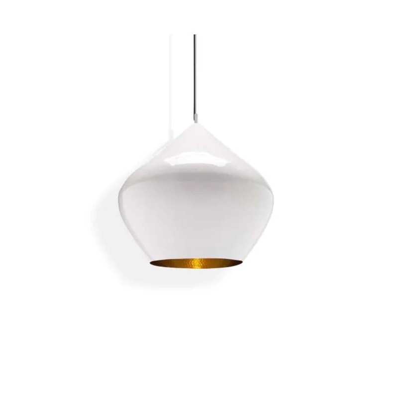 Tom Dixon  Lampada a sospensione Beat led ciondolo Stout bianco longho design palermo