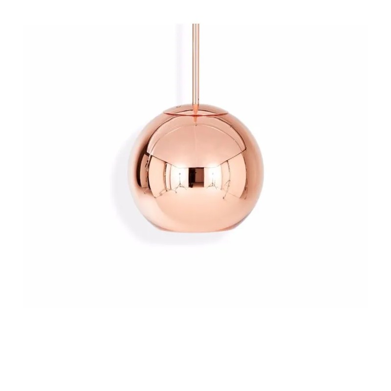 Tom Dixon  Lampada a sospensione Copper led ciondolo Round longho design palermo