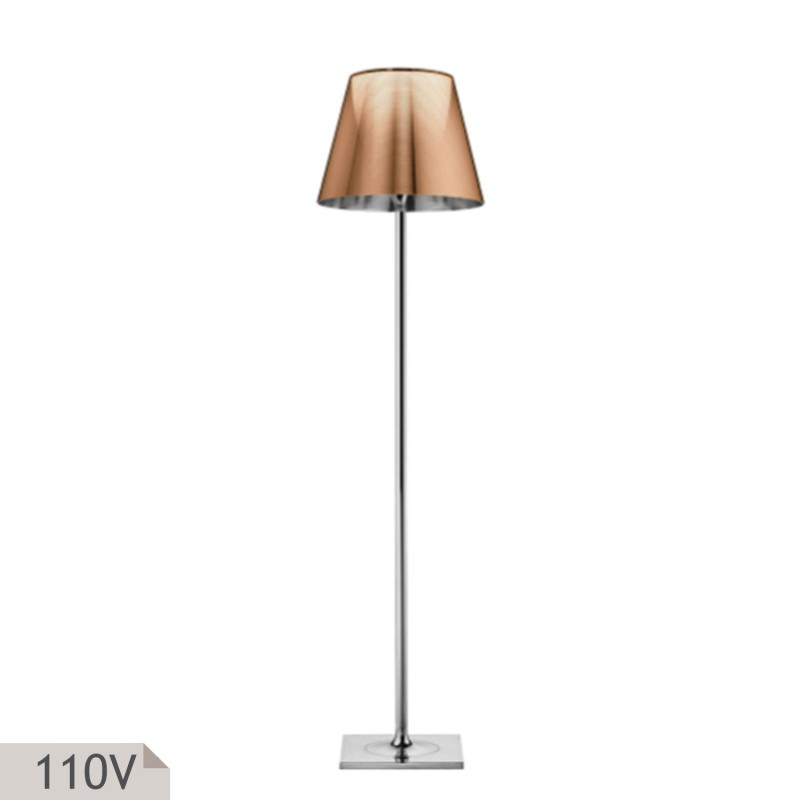 Flos Lampada da terra KTribe F2 bronzo alluminizzato Longho design palermo