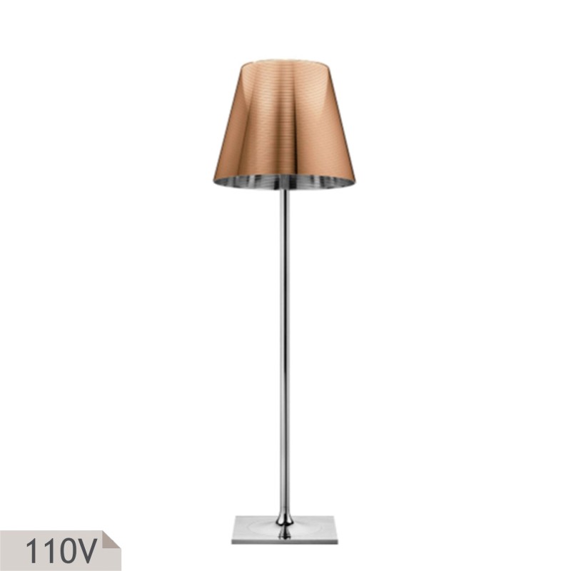 Flos  Lampada da terra KTribe F3 bronzo alluminizzato Longho design palermo